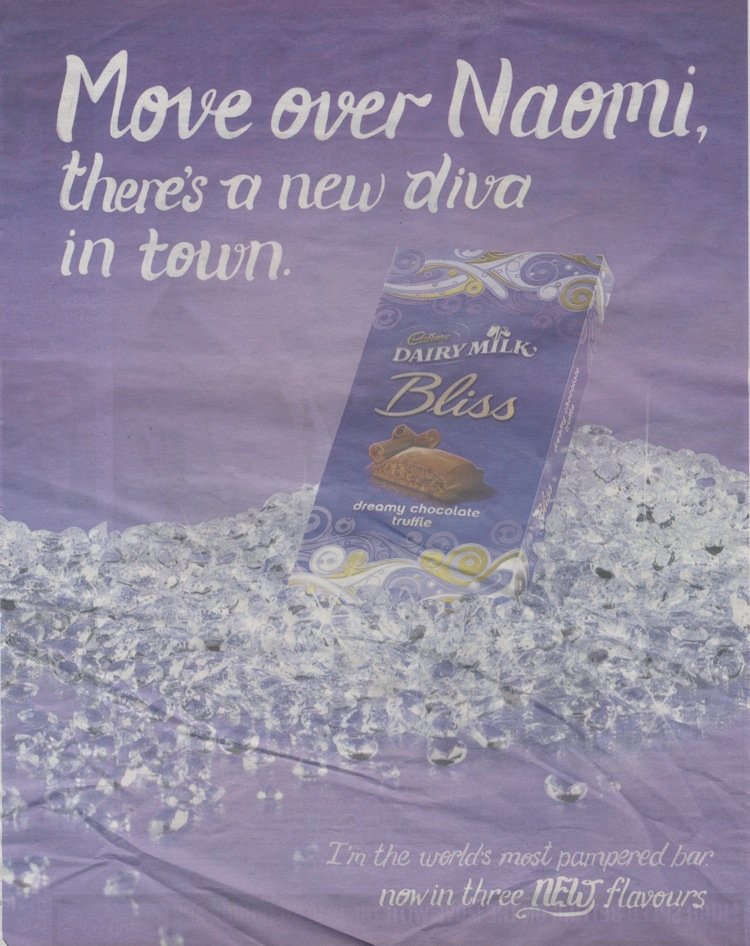 Naomi Campbell Cadbury Ad